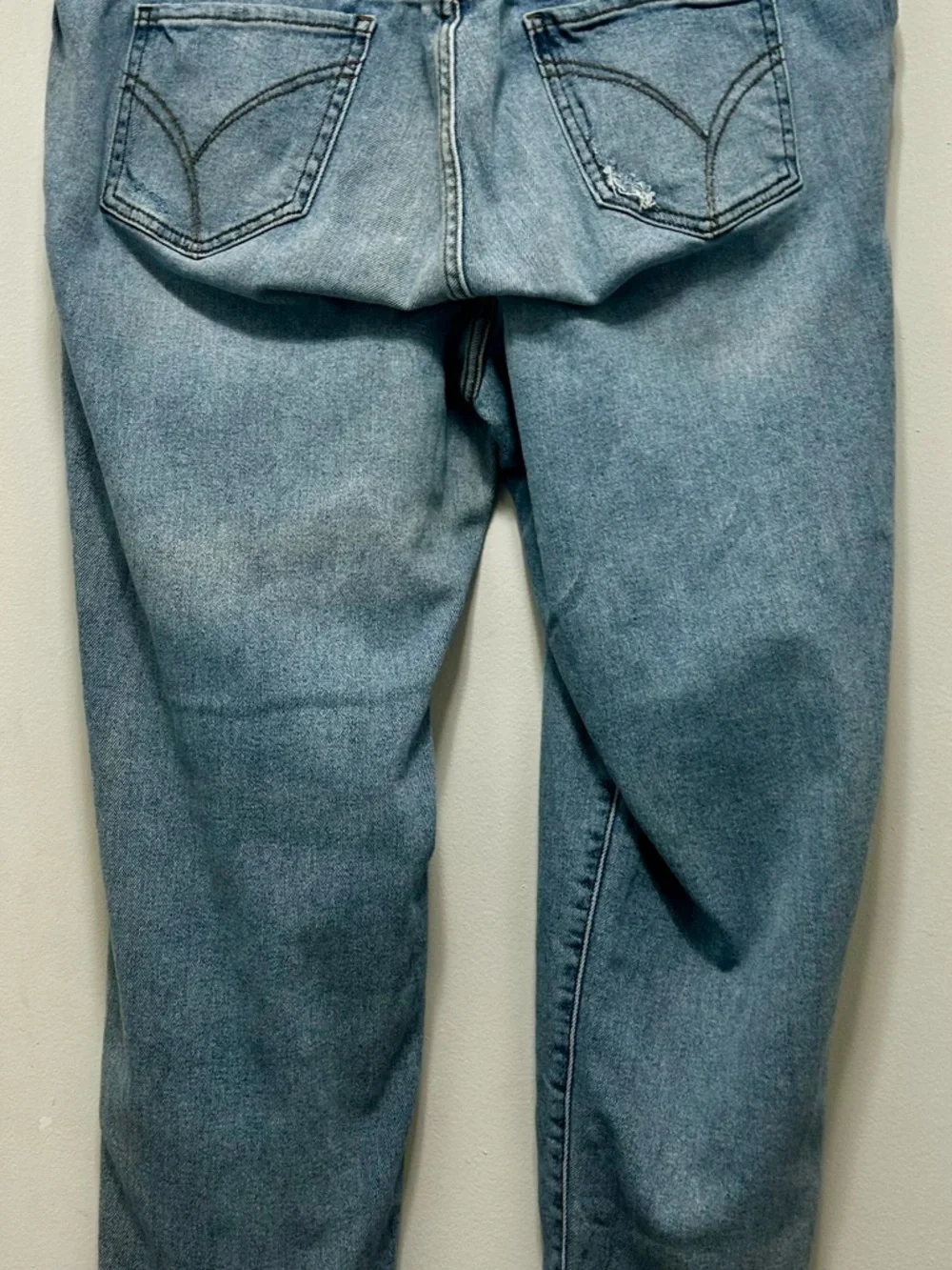 Stitch's Light Blue Distressed Women's Jeans - Picture 2 of 2